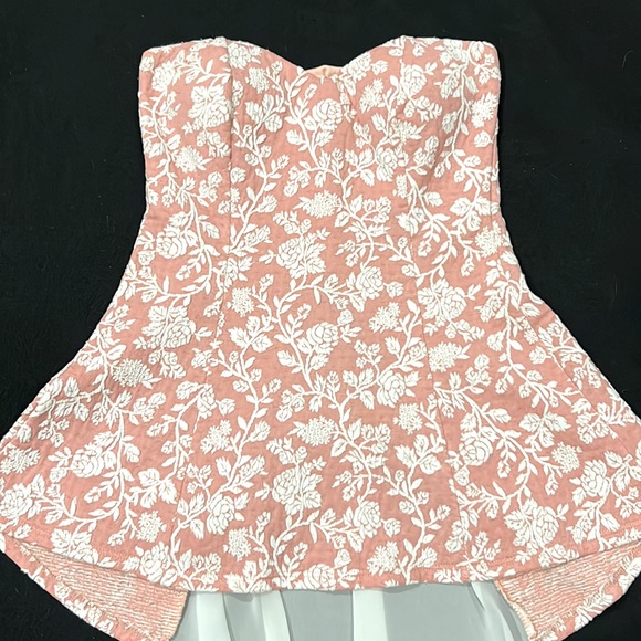 White and Pink Floral Top - Picture 9 of 14